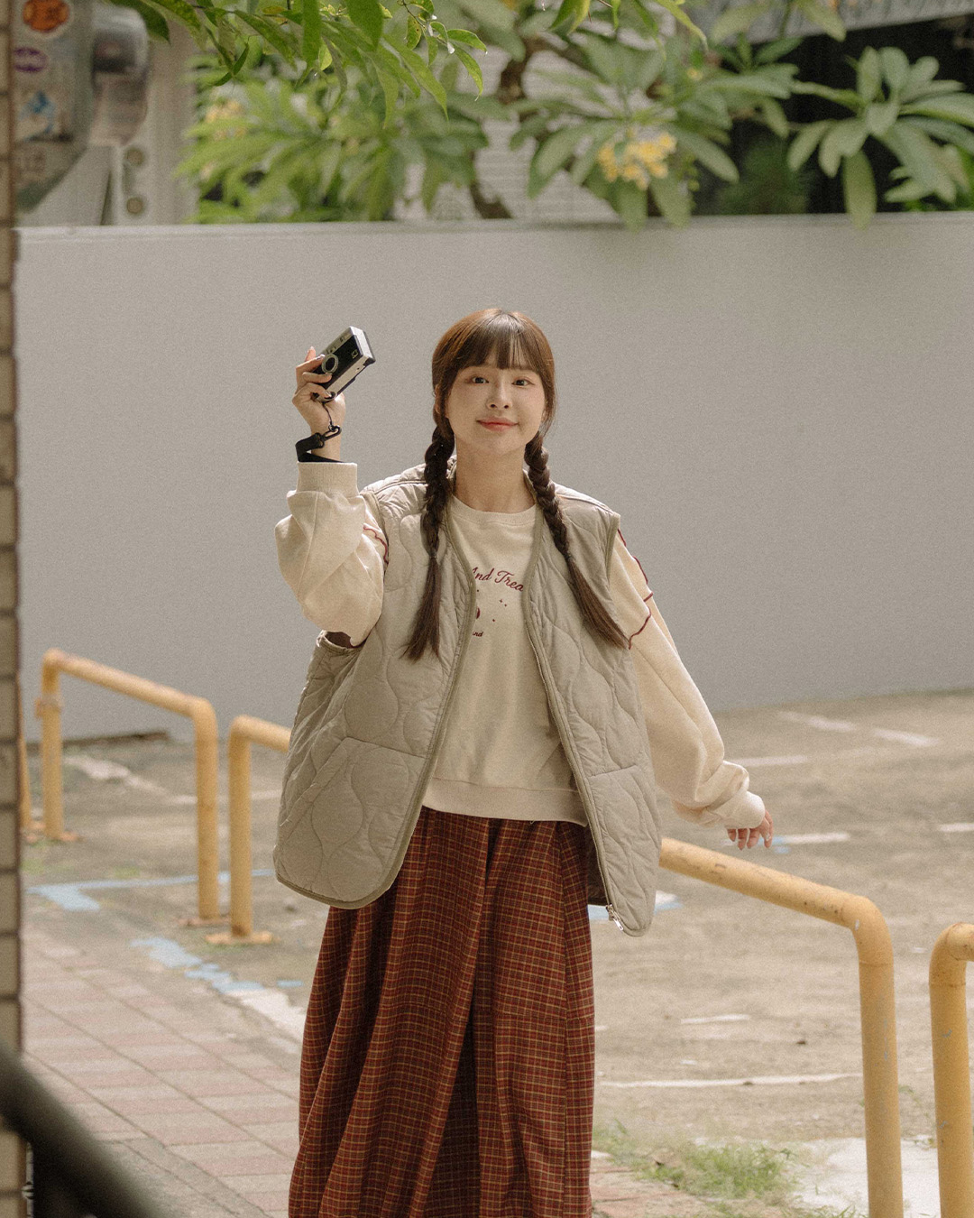 キルティングゆったりベスト 2色展開