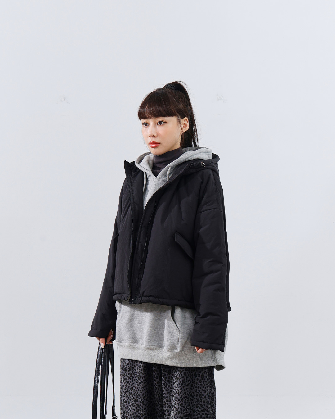 フード中綿ジャケット 2色展開