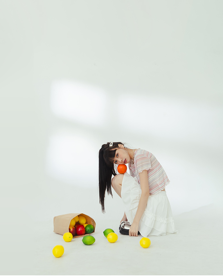 ティアードフリルミニスカート