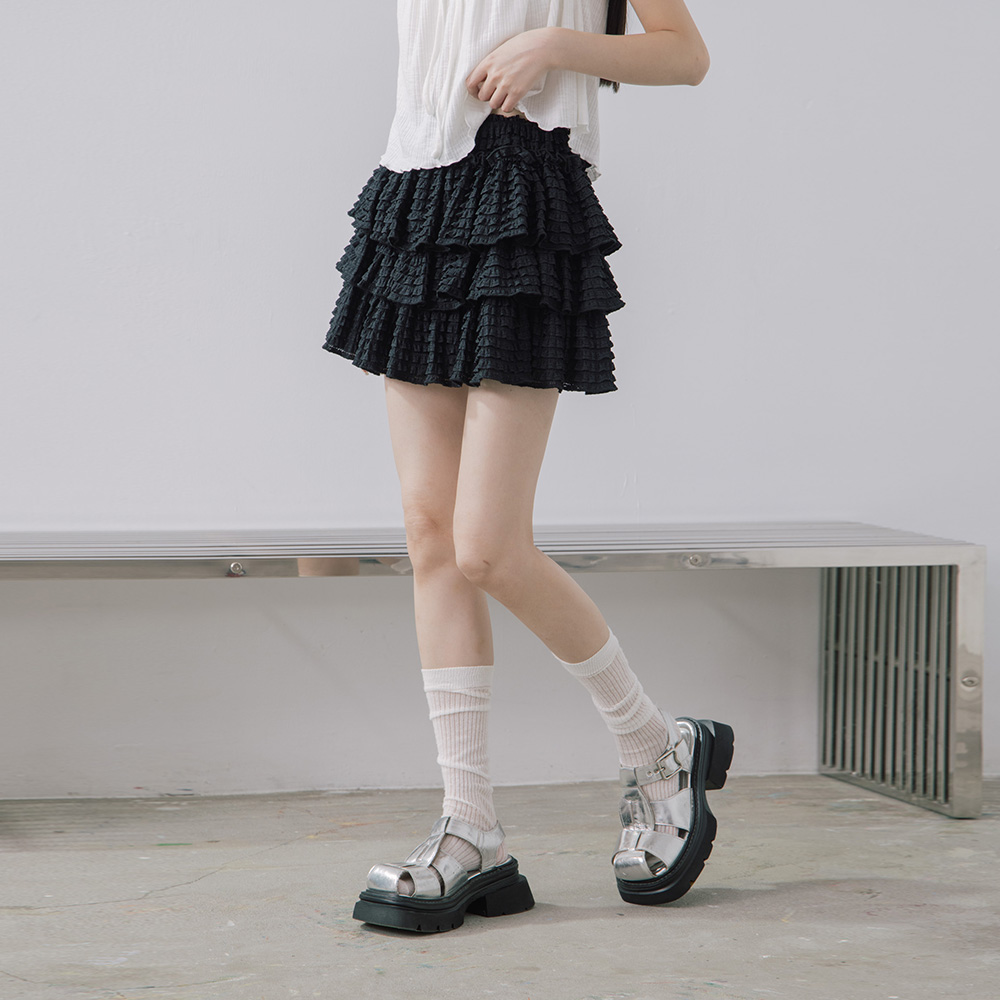 フリルミニスカート 2色展開