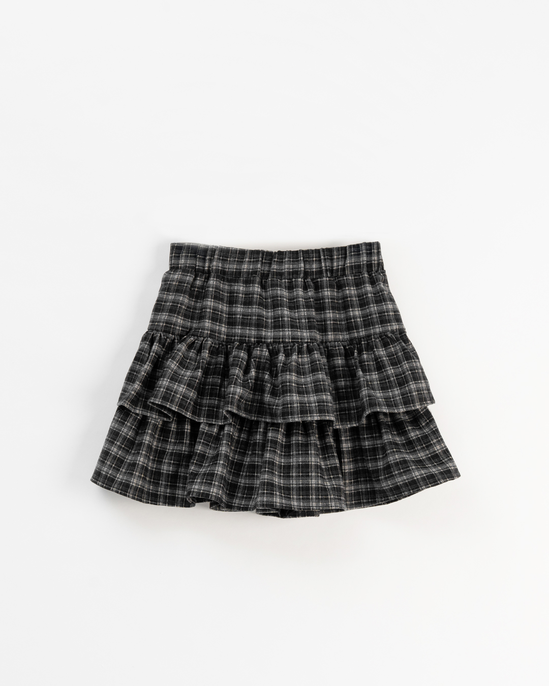 チェックフリルショートスカート 3色展開
