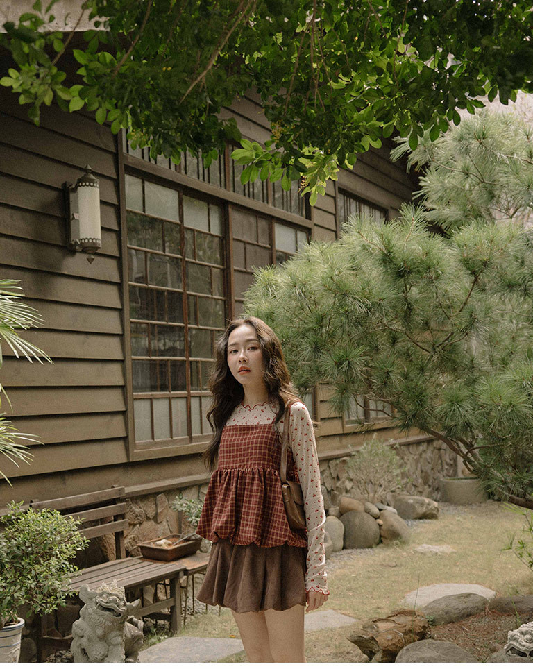 バルーンスエードミニスカート 2色展開