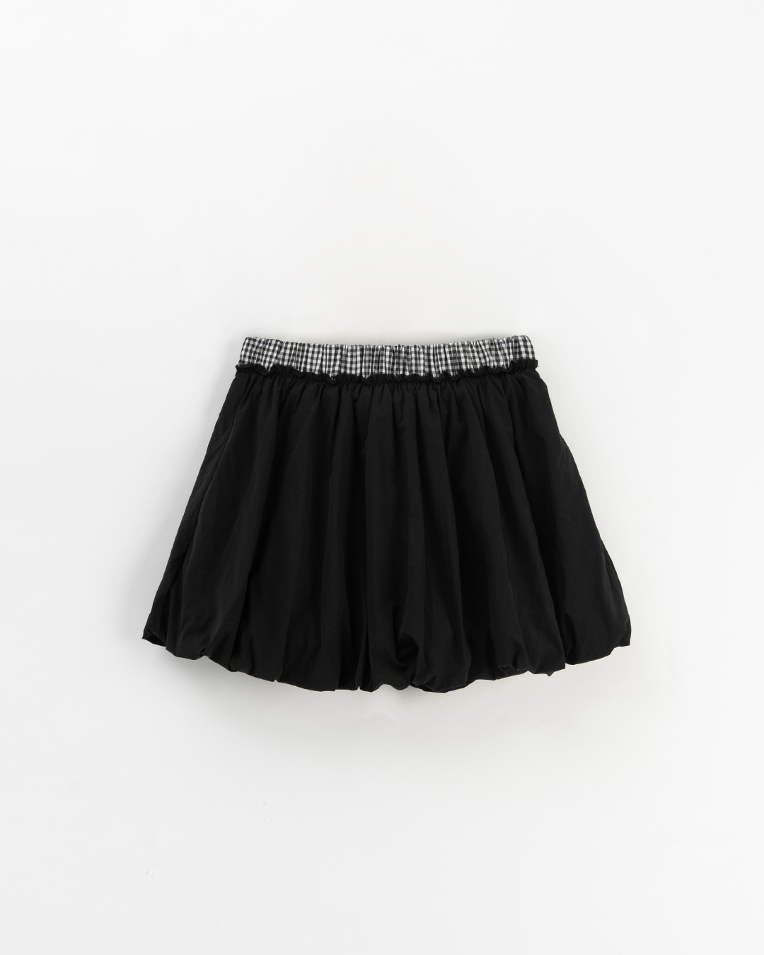 チェックバルーンミニスカート 2色展開