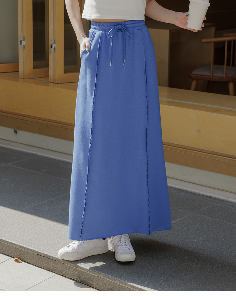 コットンストレートスカート 三色展開 03021535