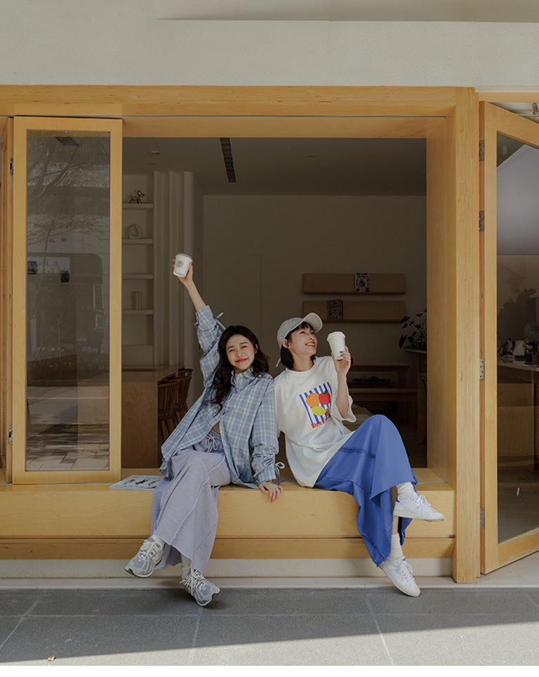 コットンストレートスカート 三色展開 03021535