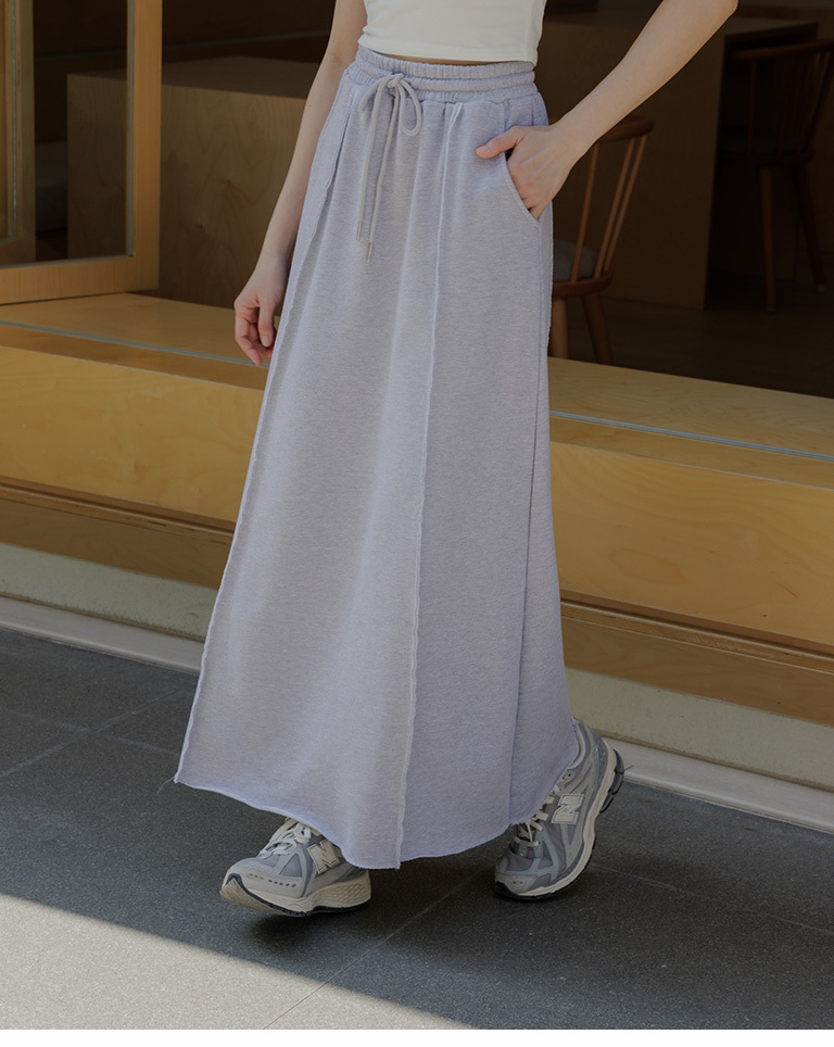 コットンストレートスカート 三色展開 03021535