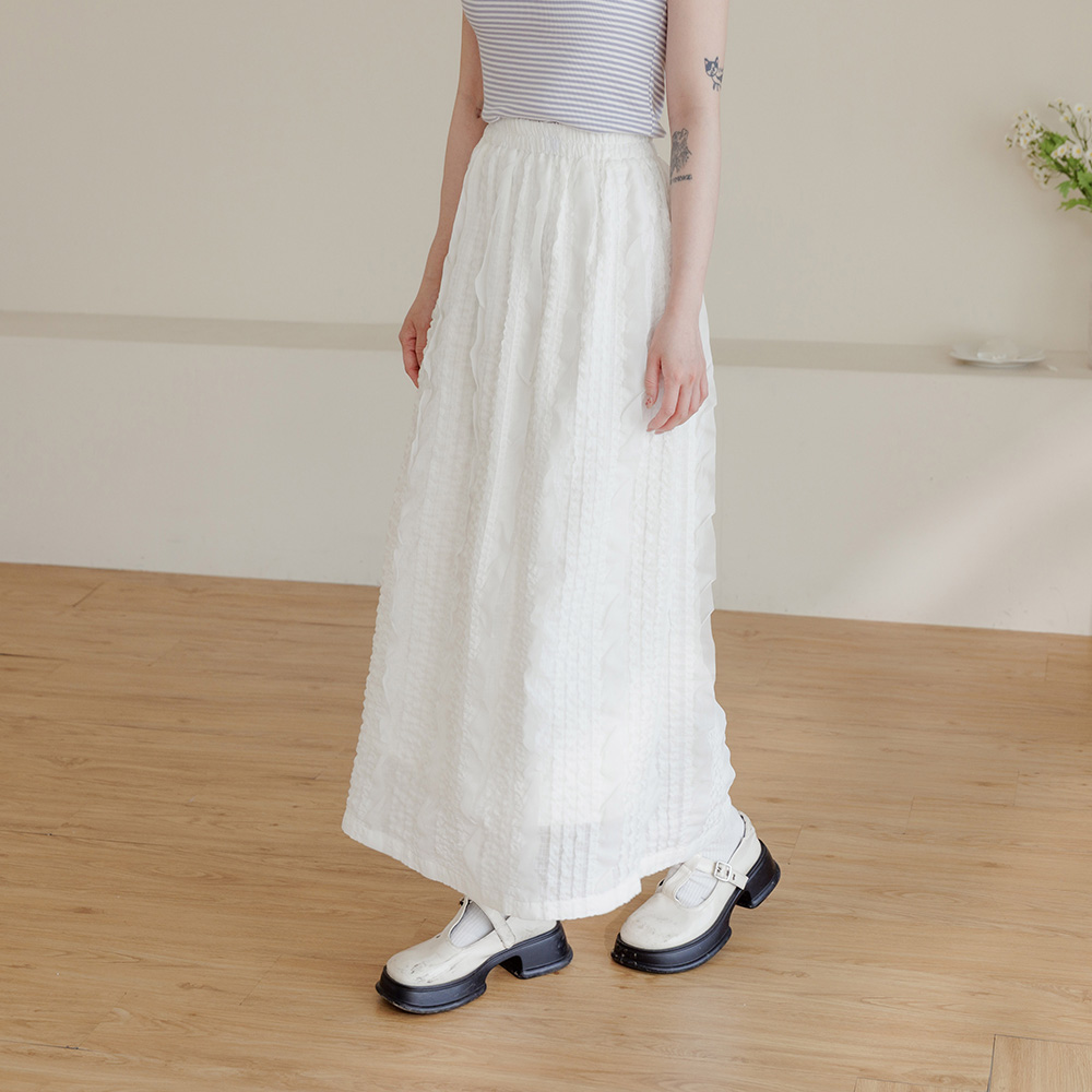 ストライプストレートスカート 2色展開