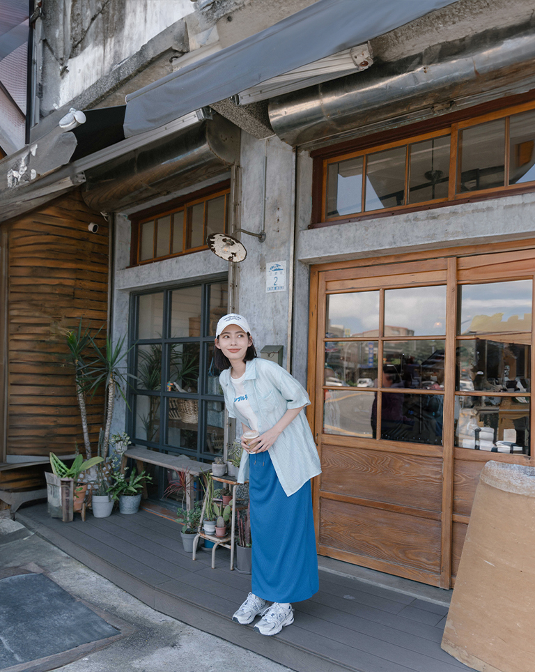 リブストレートスカート 3色展開