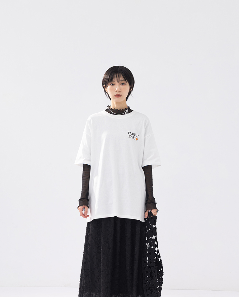 ジャカードロングスカート 2色展開