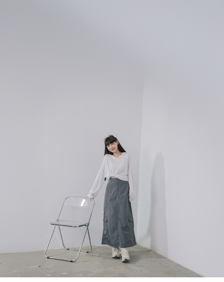 ストレートカーゴスカート 2色展開