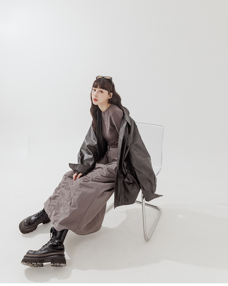 ステッチスカート 2色展開