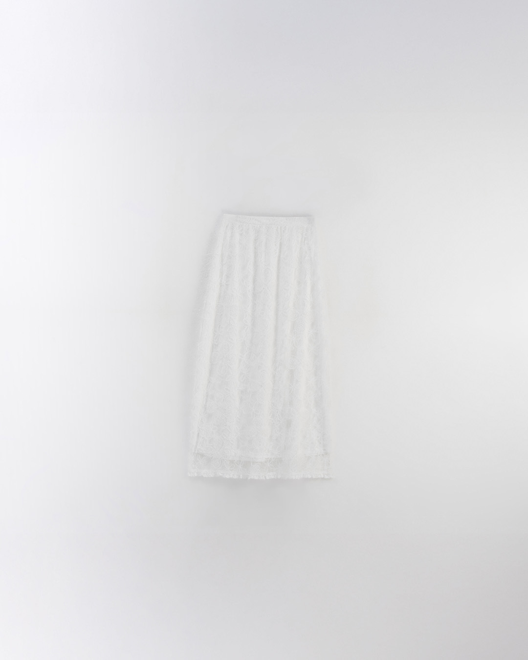 フローラルレースロングスカート 2色展開