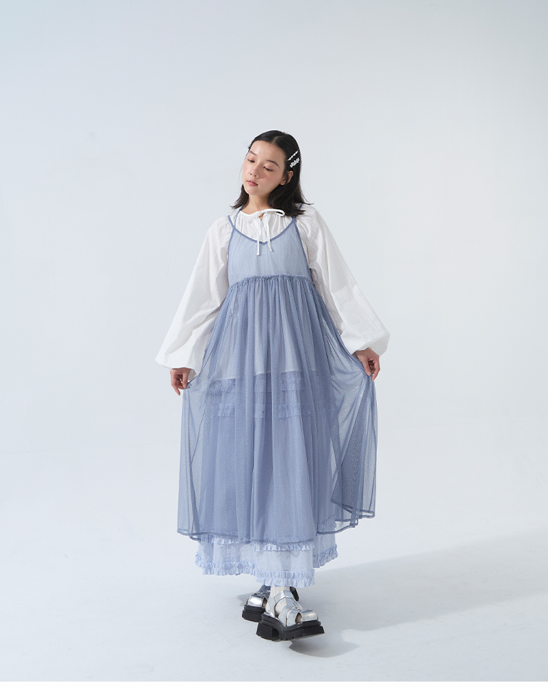 フリルペプラムスカート2色展開