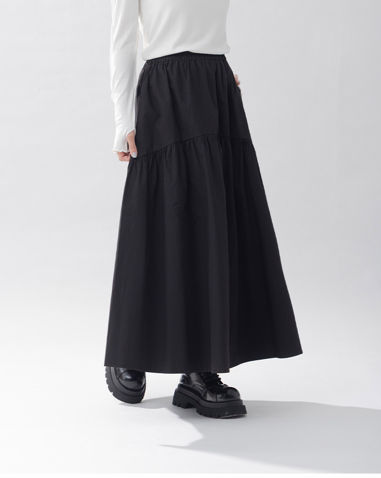 アーチカットスカート 2色展開