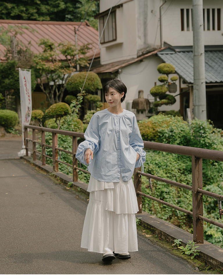 アシンメトリーケーキスカート 3色展開