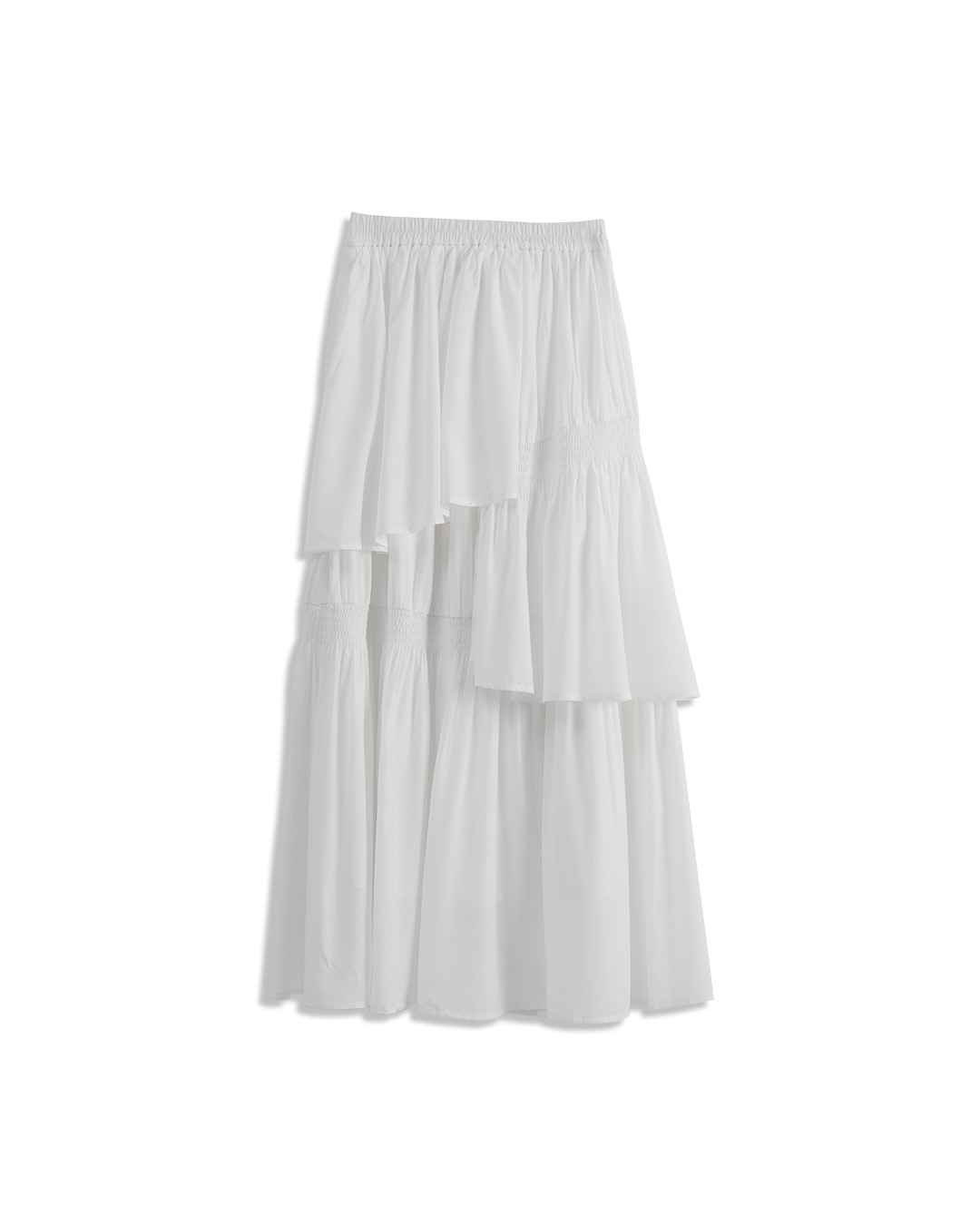 アシンメトリーケーキスカート 3色展開