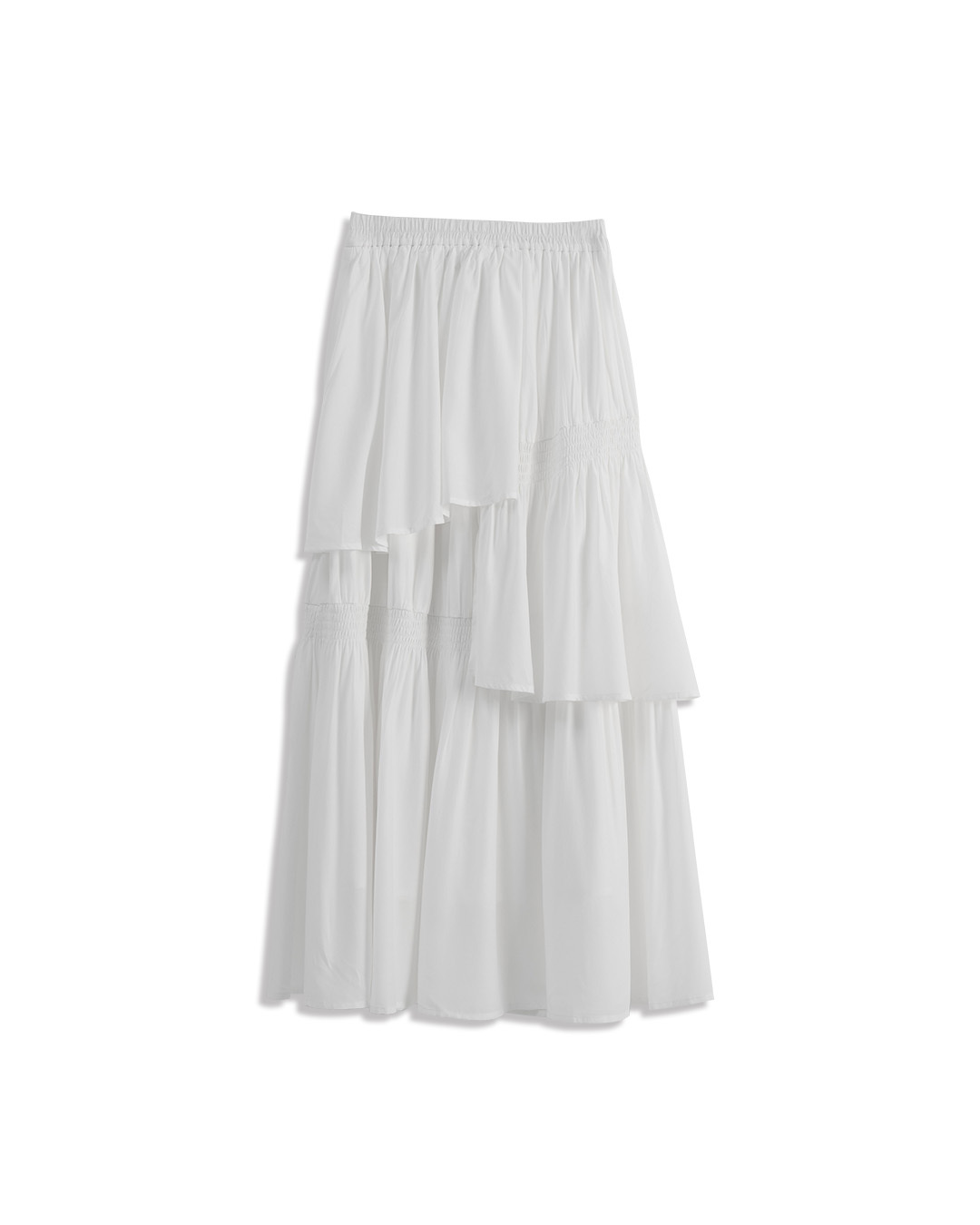 アシンメトリーケーキスカート 3色展開