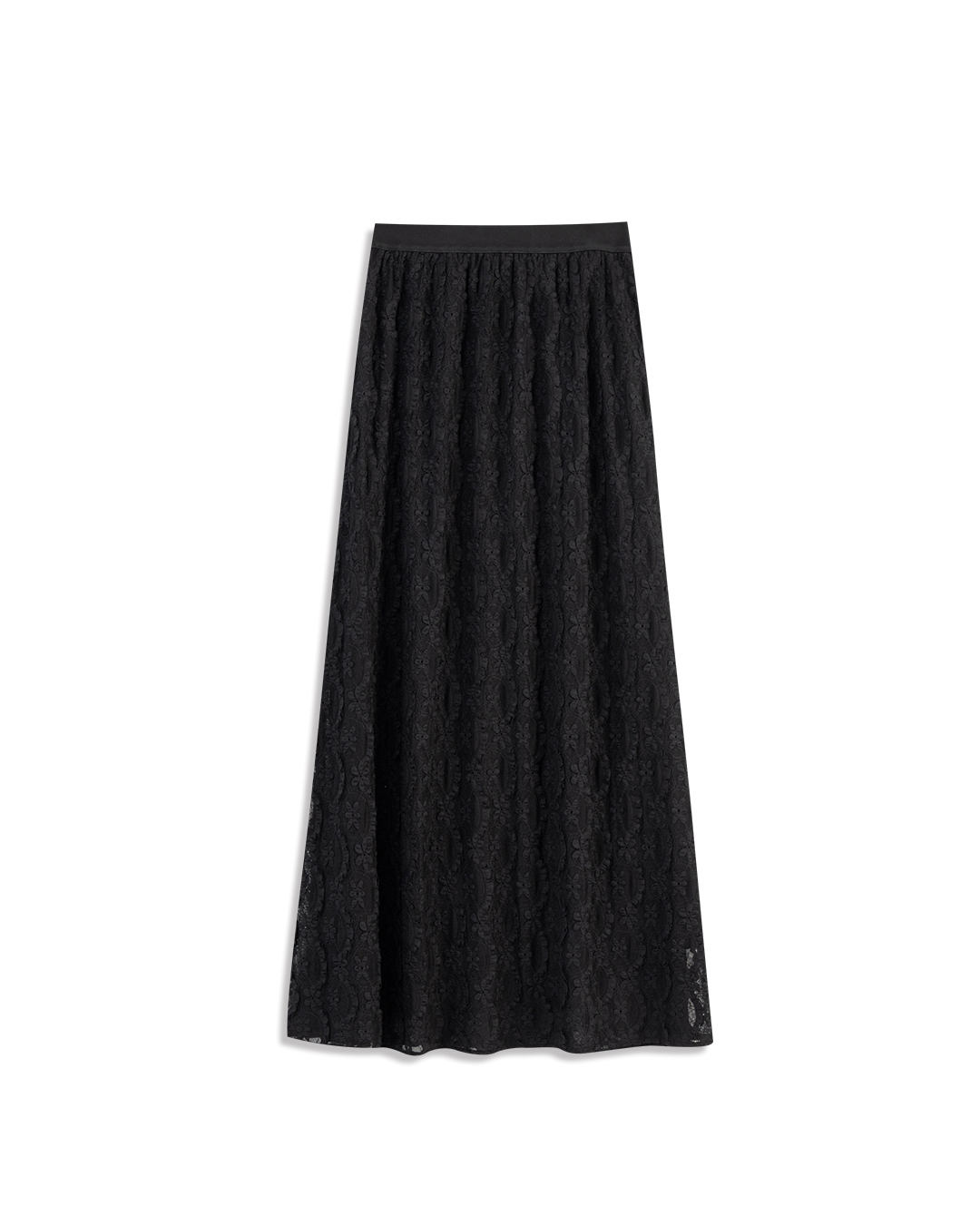 レースジャカードロングスカート 3色展開