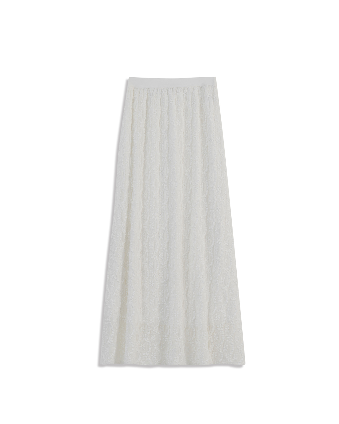 レースジャカードロングスカート 3色展開