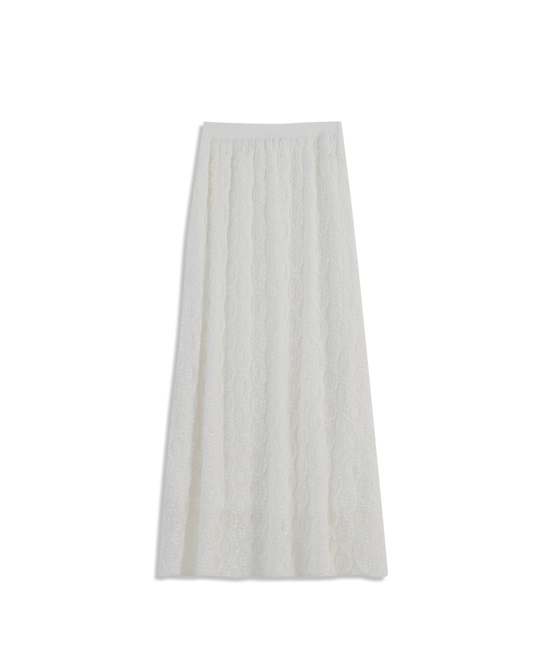 レースジャカードロングスカート 3色展開