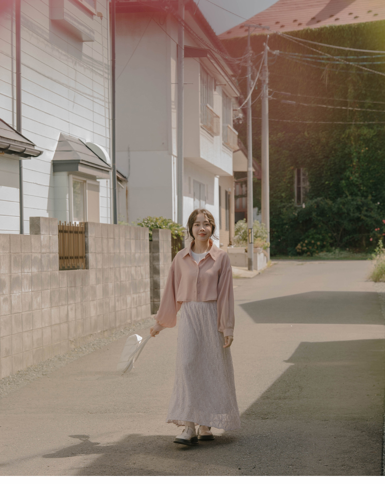 レースジャカードロングスカート 3色展開