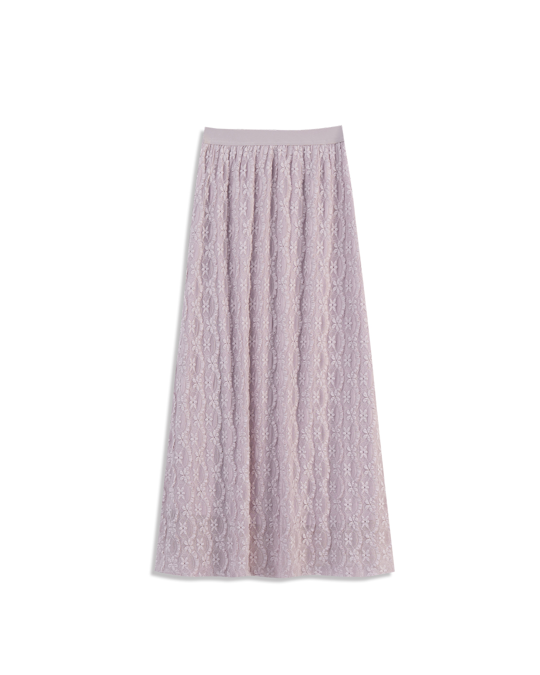 レースジャカードロングスカート 3色展開