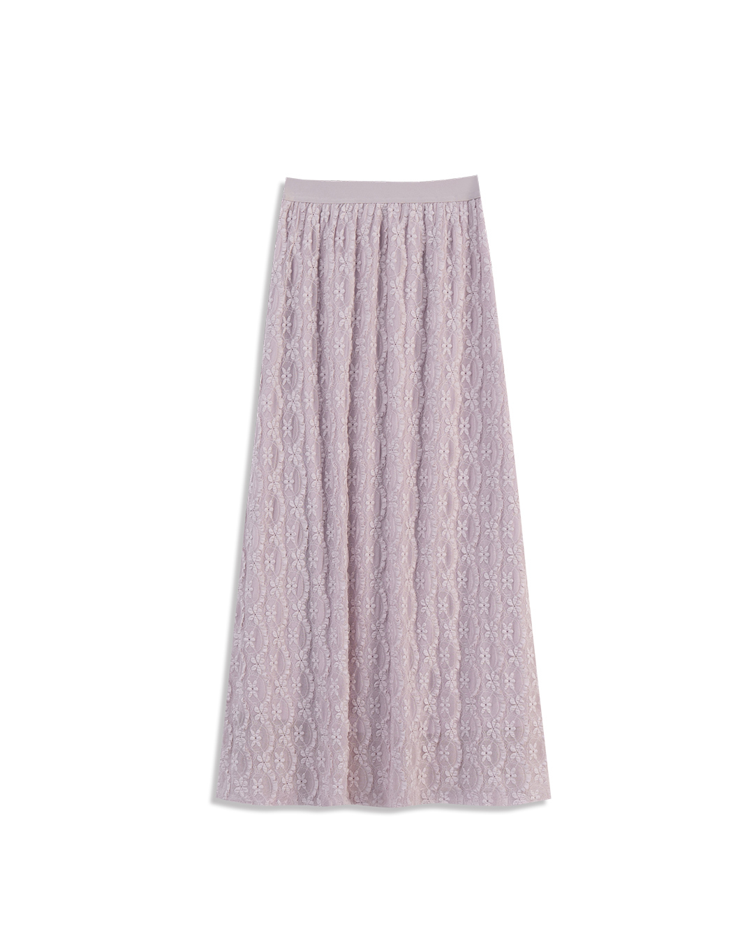 レースジャカードロングスカート 3色展開