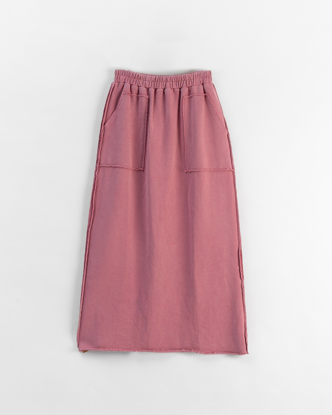 切りっぱなしコットンスカート 3色展開