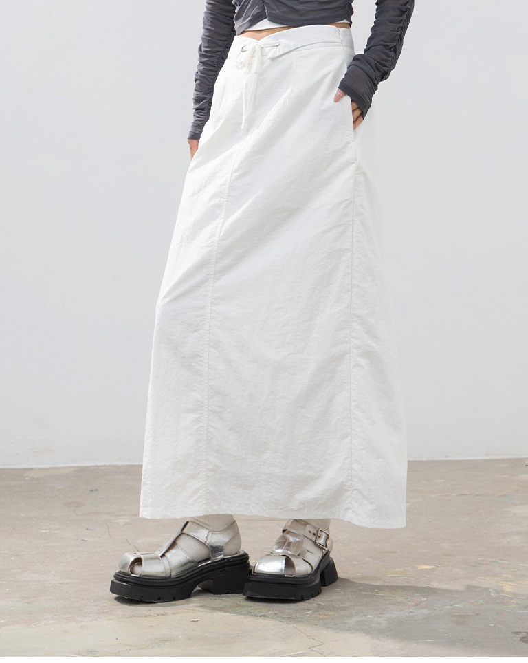 ストレートワークロングスカート 2色展開