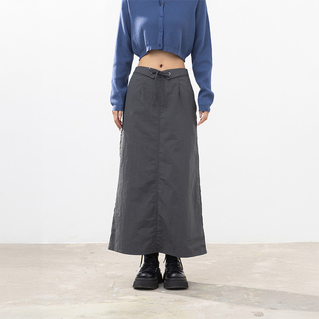ストレートワークロングスカート 2色展開