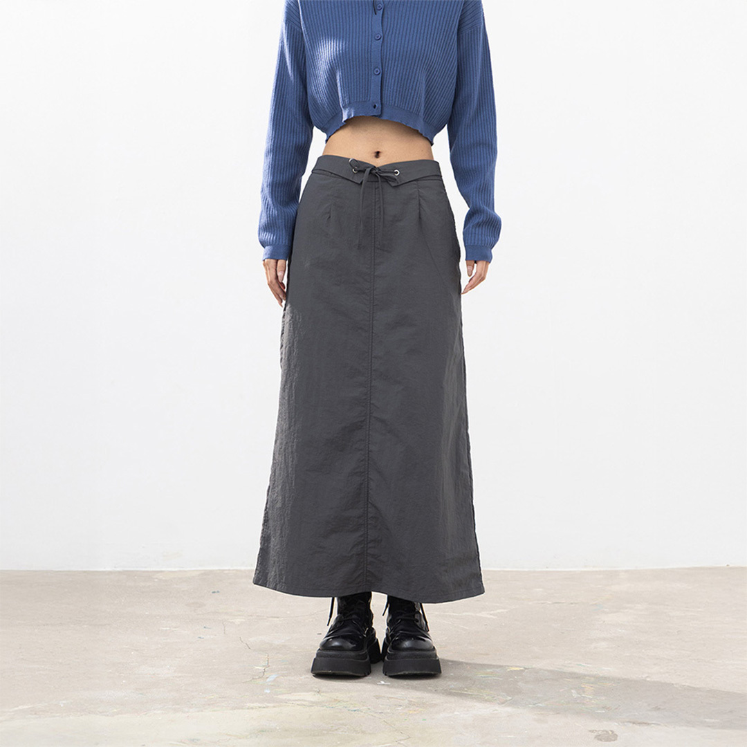 ストレートワークロングスカート 2色展開