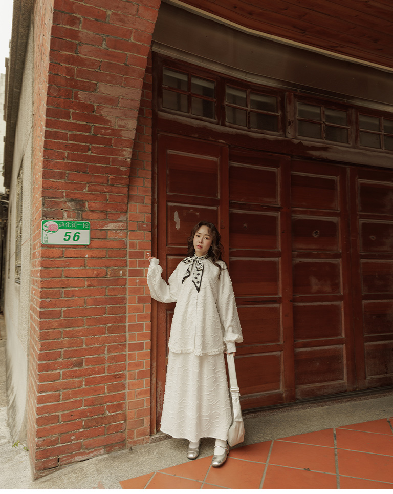 フラワージャカードスカート 2色展開