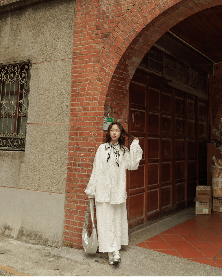 フラワージャカードスカート 2色展開