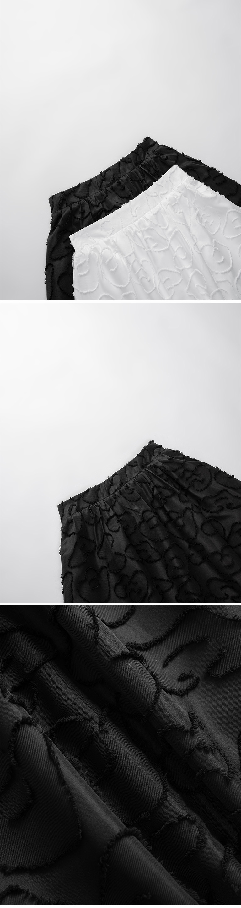 フラワージャカードスカート 2色展開