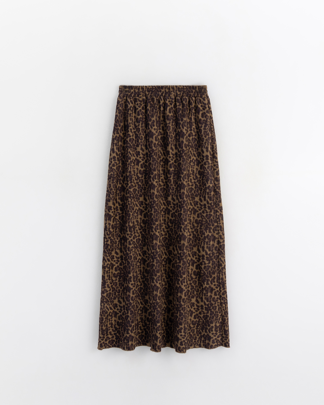 レオパードシャーリングスカート