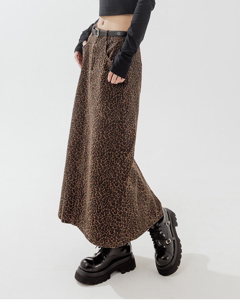 レオパードスカート