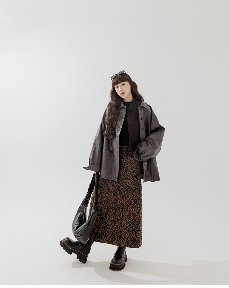 レオパードスカート