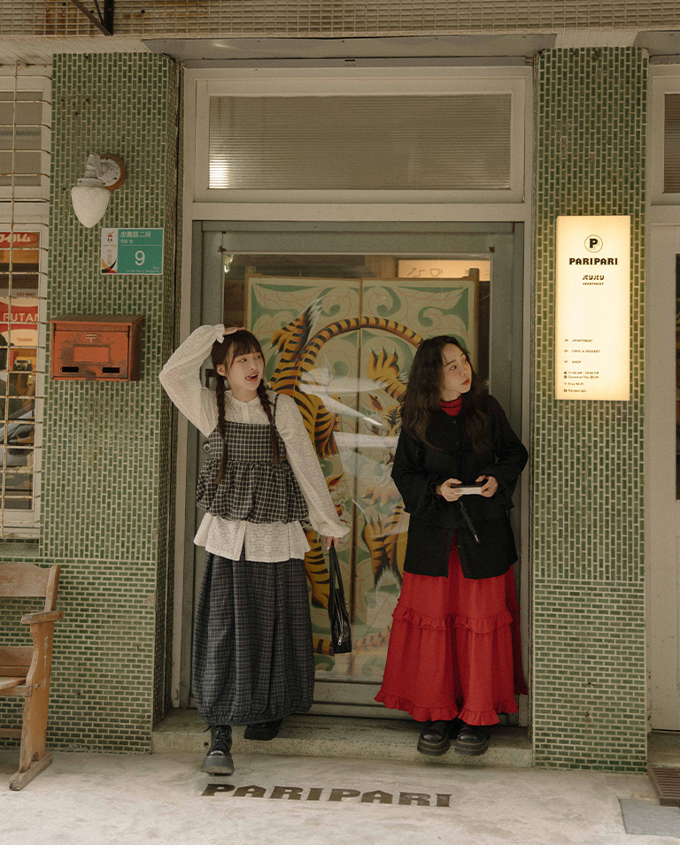 サイドリボンフリルティアードスカート 3色展開