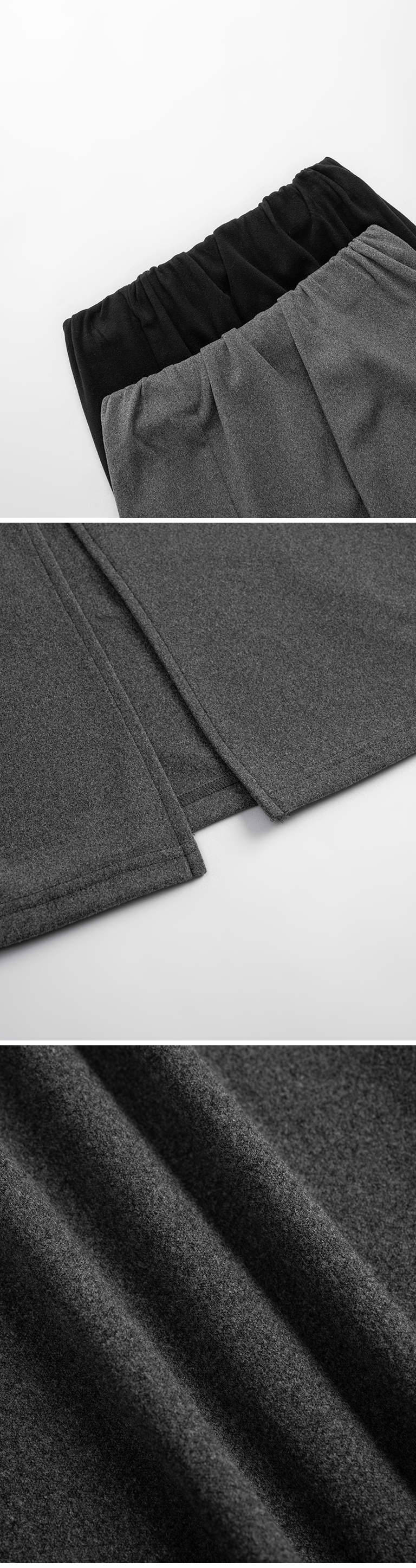 スリットベロアロングスカート 2色展開