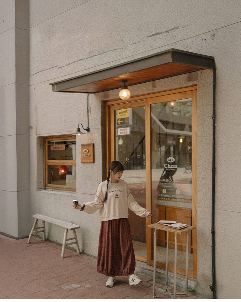 チェックバルーンスカート 2色展開