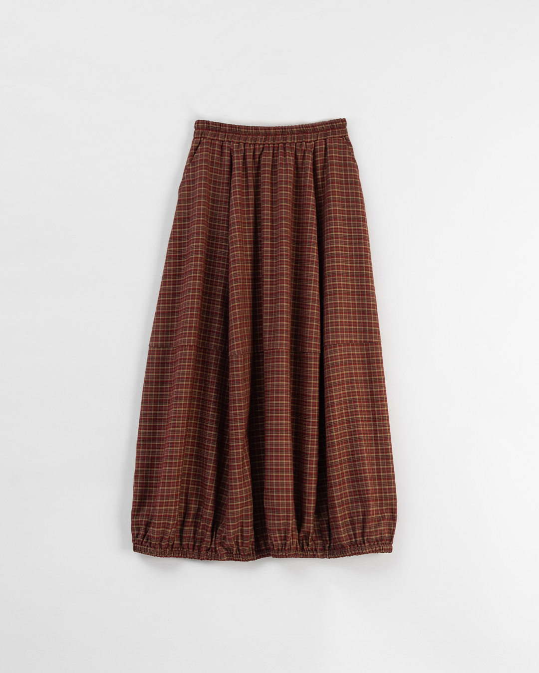 チェックバルーンスカート 2色展開