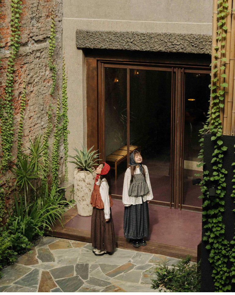 チェックバルーンスカート 2色展開