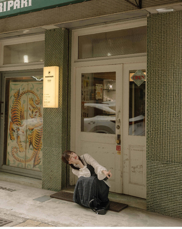 チェックバルーンスカート 2色展開