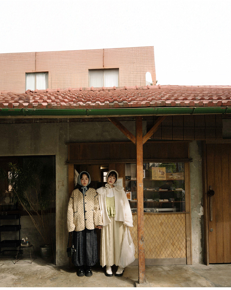 チェックバルーンスカート 2色展開