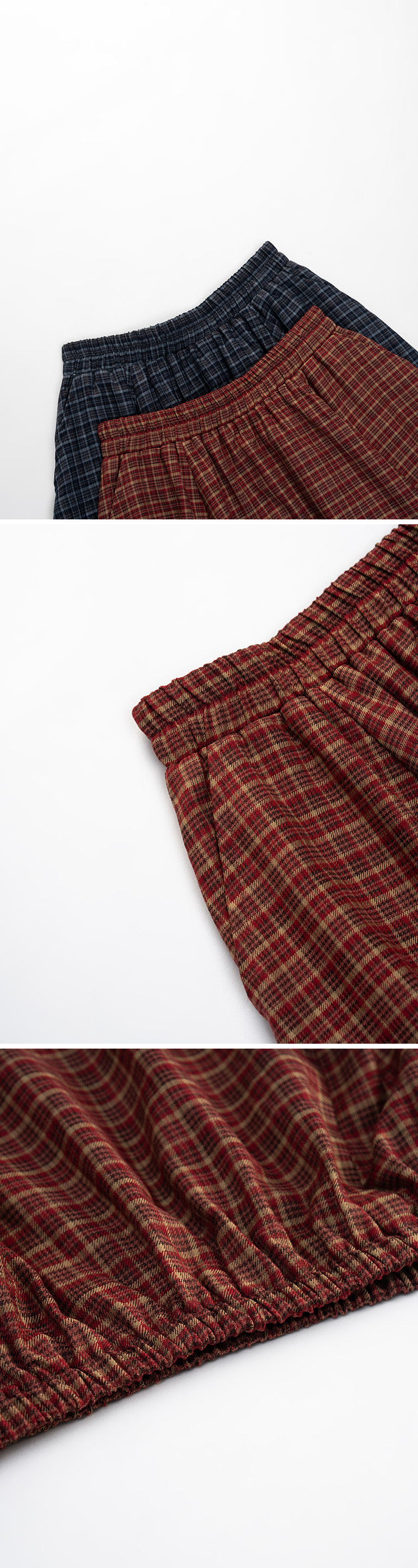 チェックバルーンスカート 2色展開