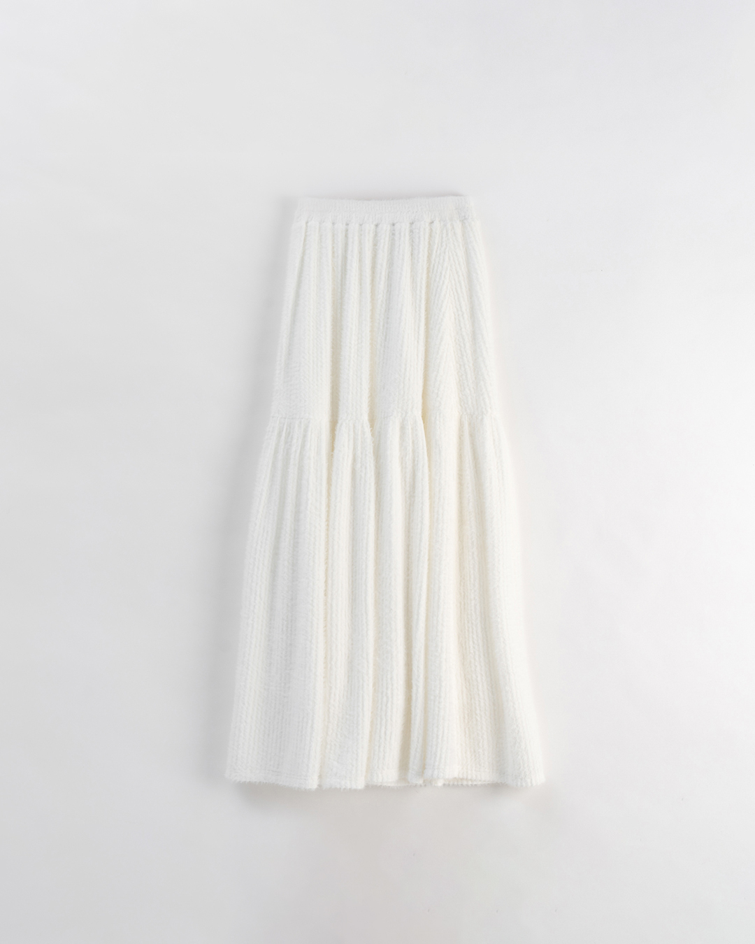 フェザーフリース切替スカート 3色展開