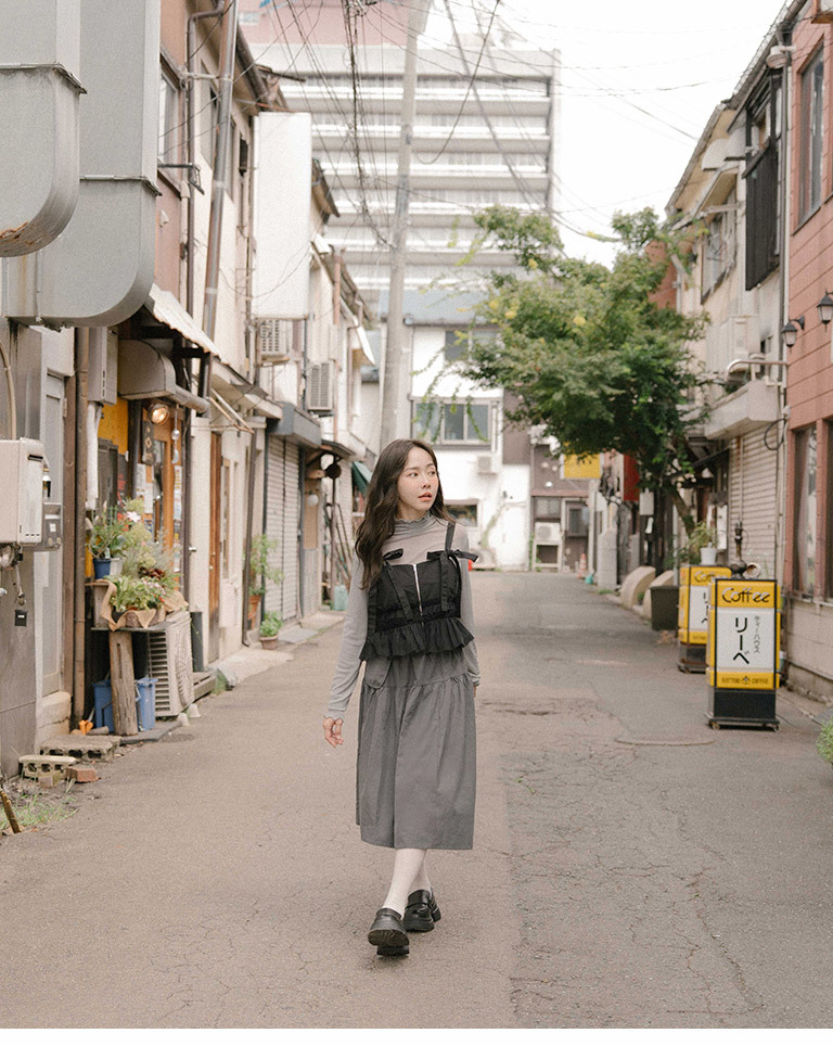 ポーチ付き7分丈 2色展開