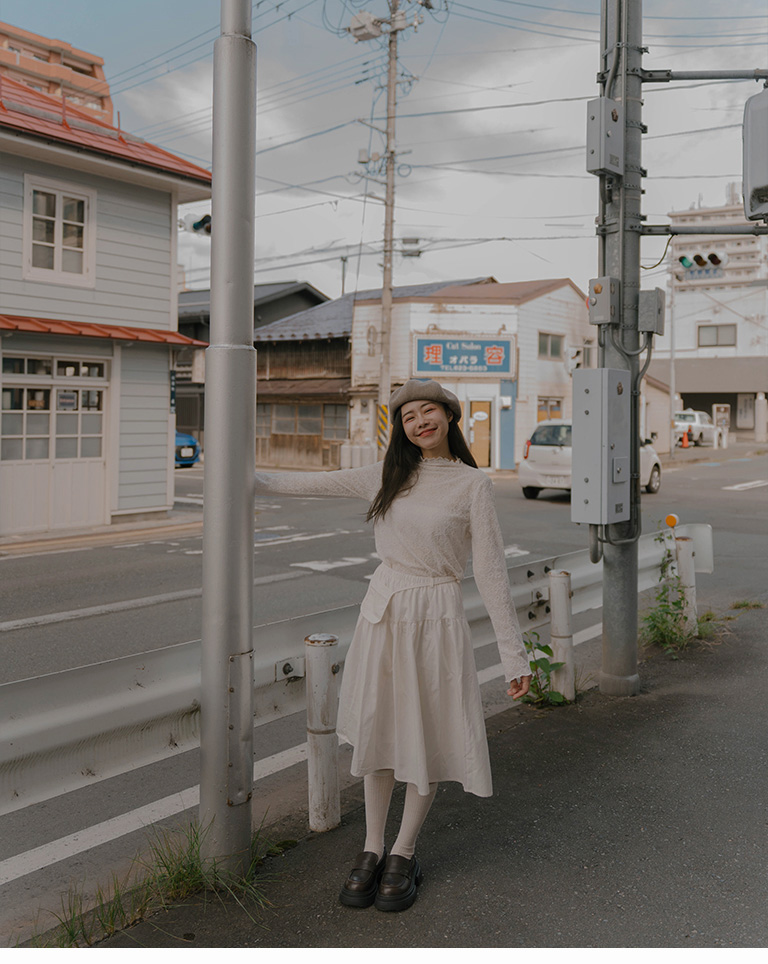 ポーチ付き7分丈 2色展開