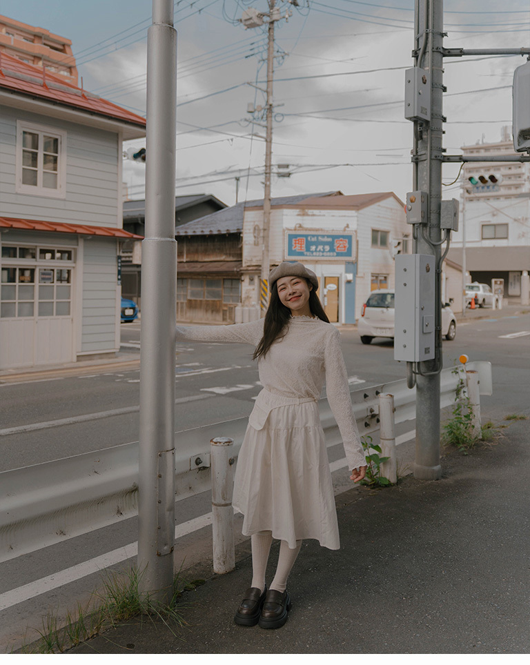 ポーチ付き7分丈 2色展開