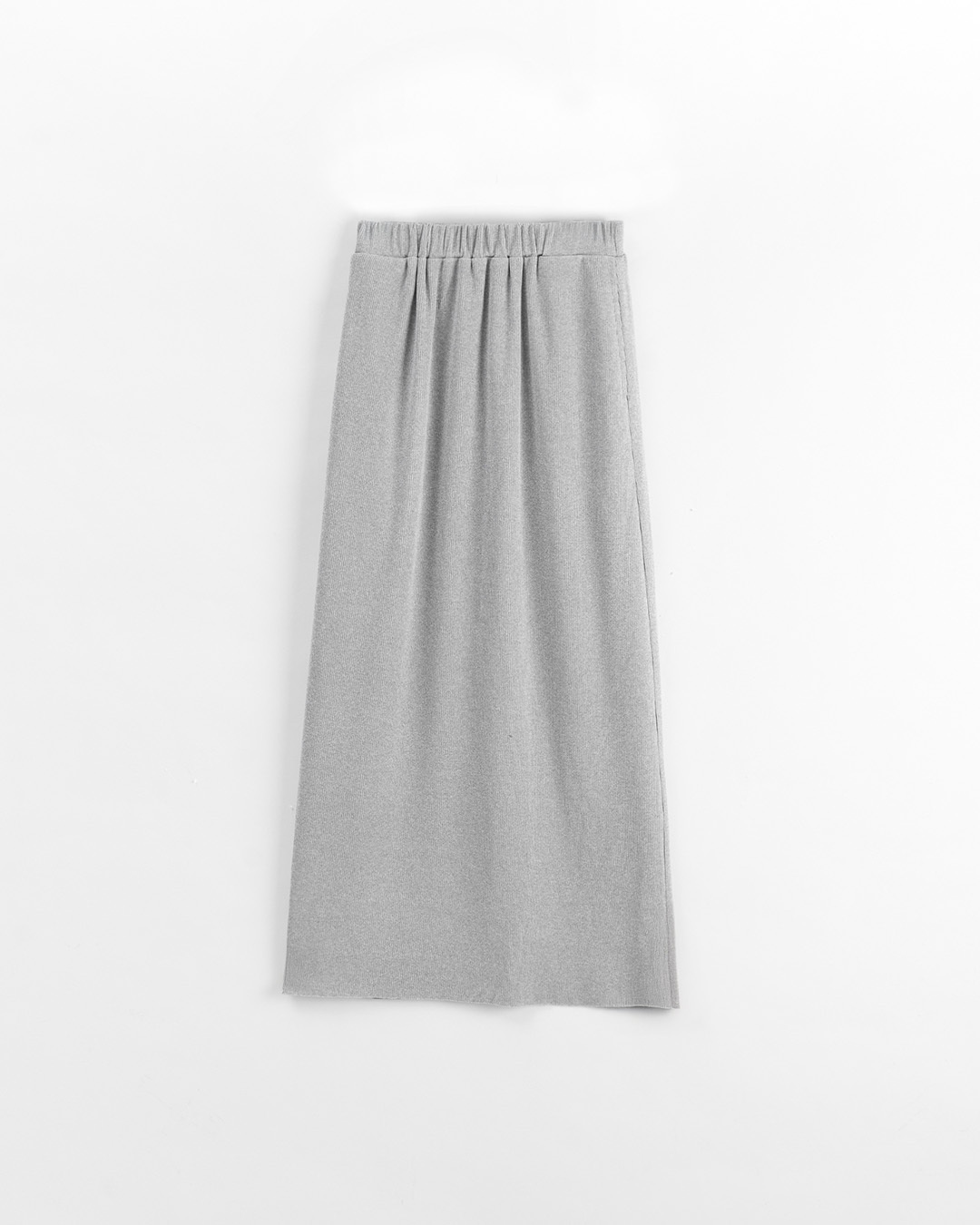 バックスリットストレートスカート グレー